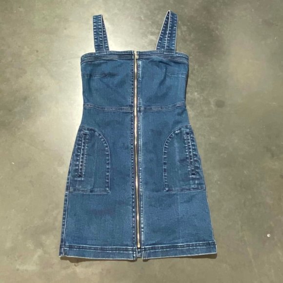 SEED HERITAGE Denim Zip Up Mini Dress RRP$130 - Picture 10 of 15